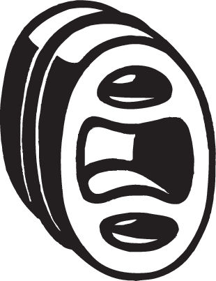 Suport sistem esapament potrivit OPEL COMBO/MINIVAN, CORSA B, CORSA B/HATCHBACK, TIGRA 1.0-1.7D 03.93-10.01 [2]