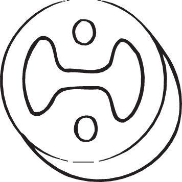 Suport sistem esapament potrivit RENAULT 18, 18 VARIABLE, 20, 21, FUEGO, TRAFIC 1.4-2.5D 10.75-03.01 [3]