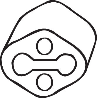 Suport sistem esapament potrivit VOLVO 140, 240, 260, 440, 460, 480 1.6-2.8 08.68-12.96 [2]