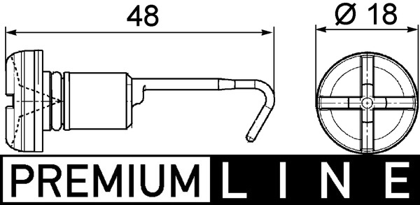 Surub buson radiator potrivit DAF; MAN; MERCEDES potrivit RVI PREMIUM; PORSCHE PANAMERA dCi11B/43-MIDR06.23.56B/41 04.96- [2]