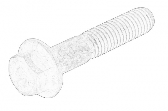 Surub sistem esapament (M10x50) potrivit VOLVO