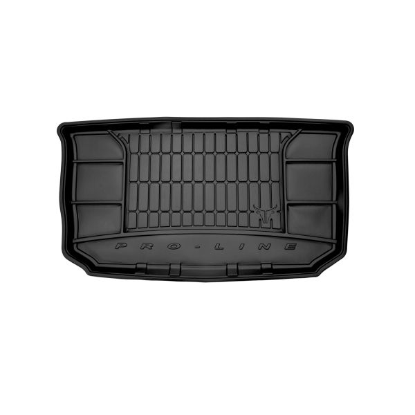 Tavita portbagaj spate, material: TPE, 1 buc negru potrivit RENAULT TWINGO III LIFTBACK 09.14-