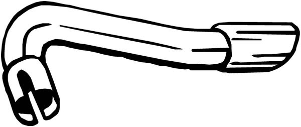 Teava esapament Fata potrivit FORD KUGA I 2.0D/2.5 02.08-11.12 [2]