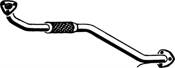 Teava evacuare fata (flexibil) DAEWOO LANOS 1.3/1.5 dupa 1997 [2]