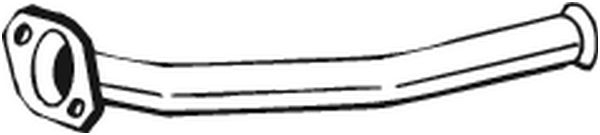 Teava evacuare fata (x570mm) PEUGEOT 206, 206+ 1.1-1.6LPG dupa 1998 [2]