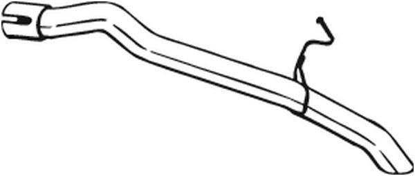 Teava evacuare spate FORD TOURNEO CONNECT, TRANSIT CONNECT 1.8D intre 2002-2013 [2]