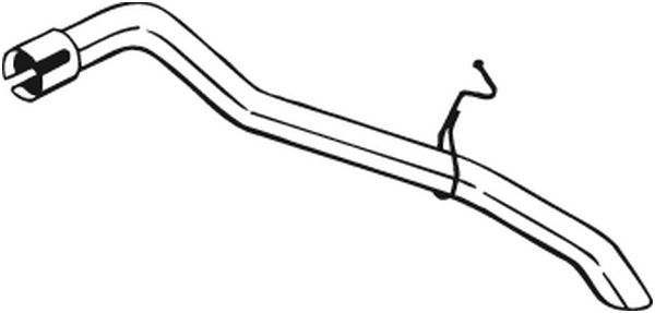 Teava evacuare spate FORD TOURNEO CONNECT, TRANSIT CONNECT 1.8D intre 2002-2013 [2]