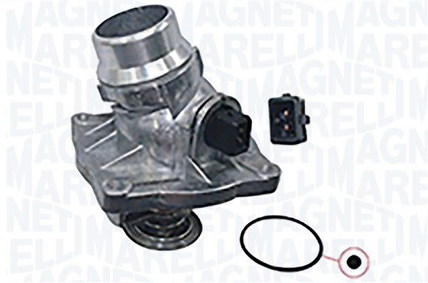 Termostat lichid racire (105  C, cu carcasa) potrivit BMW 5 (E39), 7 (E38), X5 (E53); LAND ROVER RANGE ROVER III 3.5 4.4 4.6 02.96-08.12
