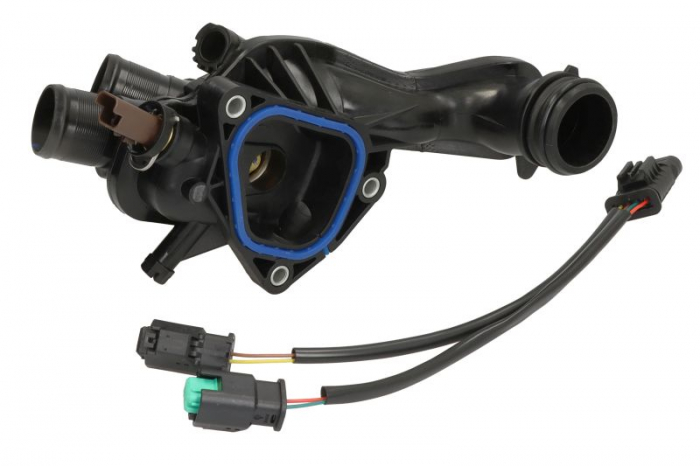 Termostat lichid racire (105  C, in carcasa) potrivit CITROEN BERLINGO MULTISPACE, BERLINGO MINIVAN, C3 II, C3 PICASSO, C4, C4 GRAND PICASSO I, C4 GRAND PICASSO II, C4 I, C4 II 1.4-1.6LPG 02.06-