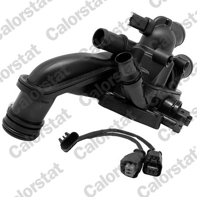 Termostat lichid racire (105  C, in carcasa) potrivit CITROEN BERLINGO MULTISPACE, BERLINGO MINIVAN, C3 II, C3 PICASSO, C4, C4 GRAND PICASSO I, C4 GRAND PICASSO II, C4 I, C4 II 1.4-1.6LPG 02.06-