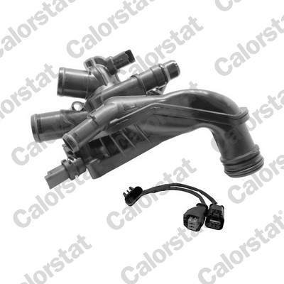Termostat lichid racire (105  C, in carcasa) potrivit DS DS 3, DS 4, DS 4 II, DS 5, DS 7; CITROEN C4 GRAND PICASSO II, C4 PICASSO II, C4 SPACETOURER, C5 AIRCROSS, C5 X, DS3, DS4 1.6 1.6H 04.10-