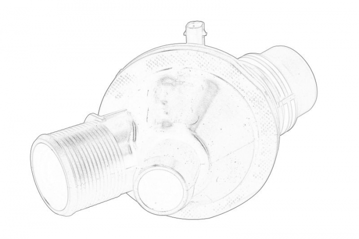 Termostat lichid racire (108°C, in carcasa) potrivit BMW 1 (F20), 1 (F21), 2 (F22, F87), 2 (F23), 3 (F30, F80), 3 (F31), 3 GRAN TURISMO (F34), 4 (F32, F82), 4 (F33, F83) 1.6-3.0 03.10-06.21 [2]