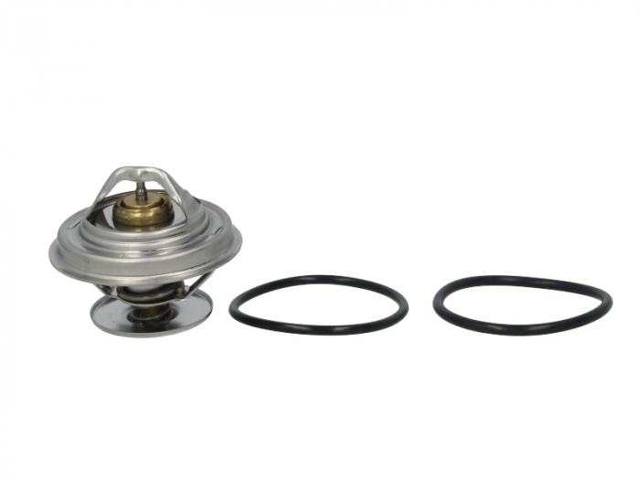Termostat lichid racire (71  C, cu garnitura) potrivit IVECO P PA; MERCEDES ACTROS, ACTROS MP2   MP3, ACTROS MP4   MP5, ANTOS, ATEGO, ATEGO 2, AXOR, AXOR 2, CAPACITY 471.943-OM942.911 01.59-