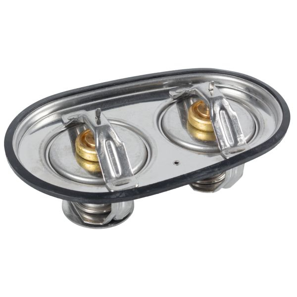 Termostat lichid racire (79  C, cu garnitura, cu carcasa) potrivit SCANIA F, G I, G II, K, L, N BUS, P I, P II, R I, R II, S, T DC09.108-OC09.102 01.03-