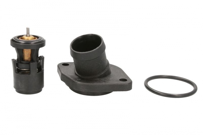 Termostat lichid racire (80  C, in carcasa) potrivit SEAT CORDOBA, IBIZA III; VW FOX, LUPO I, POLO, POLO III, POLO III CLASSIC 1.6 09.98-08.14