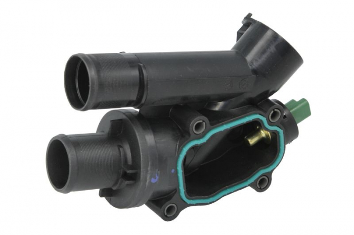 Termostat lichid racire (83  C, cu carcasa) potrivit CITROEN C5 II, C5 III, C6, C8, C-CROSSER, C-CROSSER ENTERPRISE; FIAT ULYSSE; FORD GALAXY II, GALAXY MK II, MONDEO IV, S-MAX; JAGUAR XF I 2.2D 08.02-
