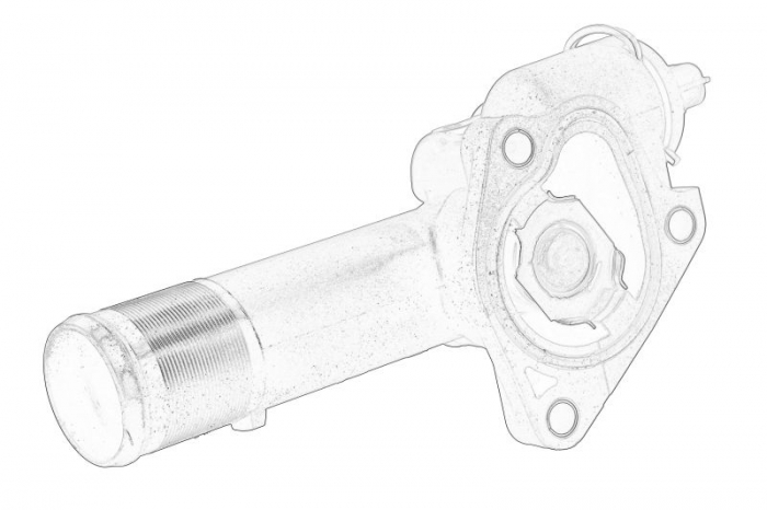 Termostat lichid racire (83  C, cu carcasa) potrivit DACIA DOKKER, DOKKER MINIVAN, DUSTER, DUSTER SUV, LODGY, LOGAN II, LOGAN MCV II, SANDERO II; RENAULT CAPTUR I, CLIO III 0.9-2.0D 09.02-