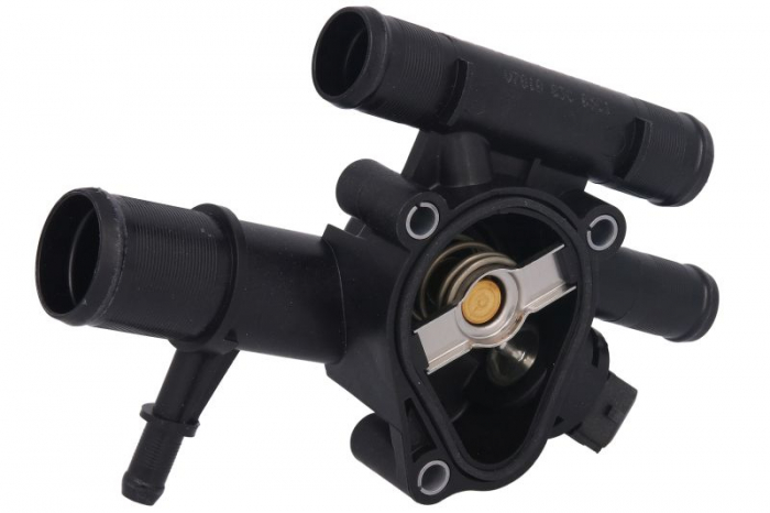 Termostat lichid racire (83  C, cu carcasa) potrivit NISSAN INTERSTAR, PRIMASTAR, PRIMERA; RENAULT MASTER II, TRAFIC II 1.9D 03.01-