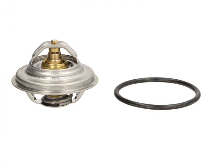 Termostat lichid racire (83  C, cu garnitura) potrivit MERCEDES ATEGO, ATEGO 2, AXOR, AXOR 2, CITARO (O 530), CONECTO (O 345), ECONIC, INTEGRO (O 550), INTOURO, NG, SK OM423.950-OM926.990 09.85-