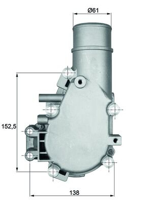 Termostat lichid racire (84°C, fara garnitura, cu carcasa) potrivit IVECO EUROSTAR, EUROTECH MP, EUROTRAKKER, STRALIS I, STRALIS II, TRAKKER I; ASTRA HD 9 F3AE0681B-F3HFE611B 01.93- [4]