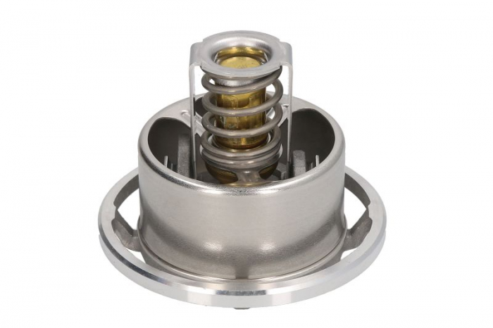 Termostat lichid racire (86  C, cu carcasa) potrivit RVI MIDLUM, PREMIUM 2; VOLVO 8700, 8900, B6, B7, FE, FE II, FH, FL II, FL III, FM, FMX; RENAULT MEGANE III, MODUS D13A360-K4M858 01.91-