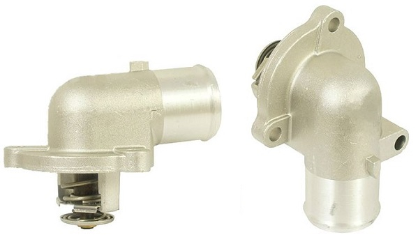 Termostat lichid racire (87  C, in carcasa) potrivit ALFA ROMEO 155, 156, 166, GT, SPIDER; LANCIA KAPPA, THESIS 2.0-3.2 03.92-09.10