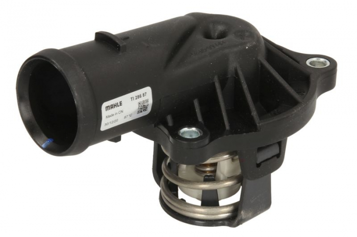 Termostat lichid racire (87  C, in carcasa) potrivit AUDI A4 B7, A6 ALLROAD C6, A6 C6, A8 D3, Q7; VW PHAETON, TOUAREG 2.7D-5.0D 11.02-03.18