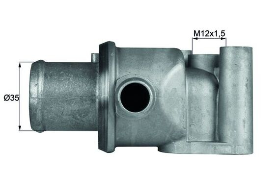 Termostat lichid racire (87  C, in carcasa) potrivit FIAT CINQUECENTO, SEICENTO   600 0.9 07.91-12.08
