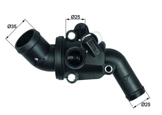 Termostat lichid racire (87  C, in carcasa) potrivit MERCEDES A (W169), B SPORTS TOURER (W245) 2.0 03.05-06.12