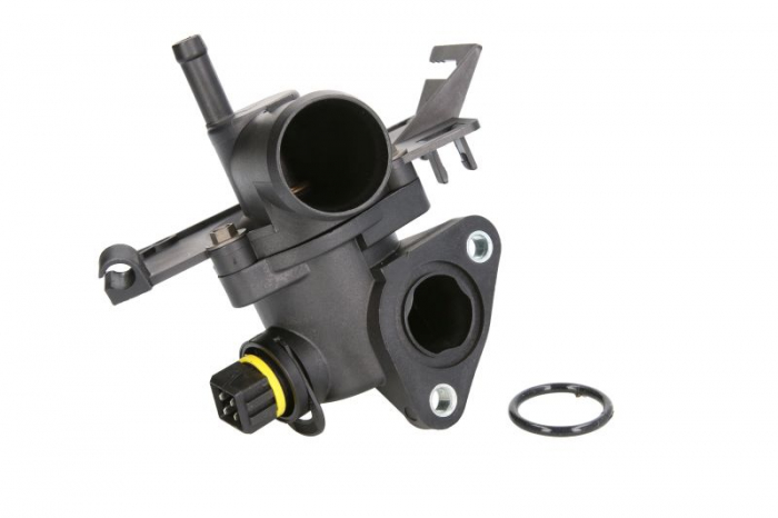 Termostat lichid racire (87  C, in carcasa) potrivit SEAT AROSA; SKODA FABIA I, FABIA I PRAKTIK, FELICIA CUBE, FELICIA I, FELICIA II, OCTAVIA I; VW LUPO I 1.0 1.3 1.4 10.94-05.03