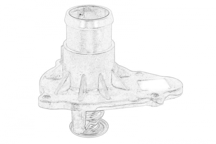 Termostat lichid racire (87°C) potrivit AUDI A8 D3, Q7 4.0D/4.2D 05.03-07.10 [2]