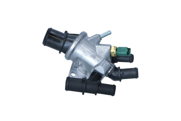 Termostat lichid racire (88  C, cu carcasa) potrivit ALFA ROMEO 147, 156, 166; FIAT BRAVA, BRAVO I, BRAVO II, DOBLO MINIVAN, MAREA, MULTIPLA, STILO; LANCIA LYBRA, THESIS 1.9D 2.4D 03.96-