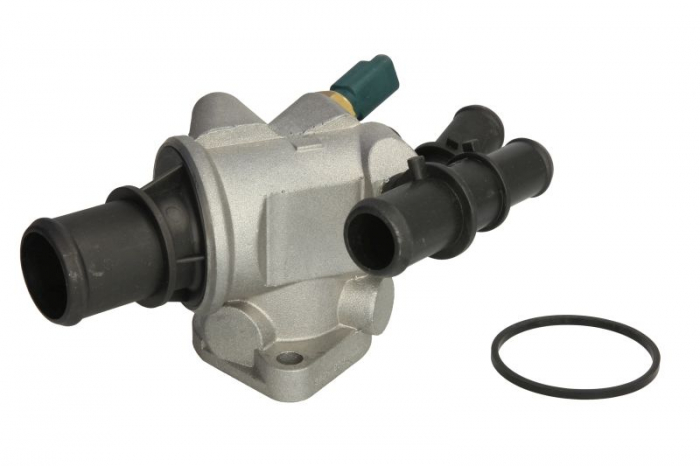 Termostat lichid racire (88  C, in carcasa) potrivit ALFA ROMEO 147, 156, 166; FIAT BRAVA, BRAVO I, BRAVO II, MAREA, MULTIPLA, STILO; LANCIA LYBRA, THESIS 1.9D 2.0D 2.4D 03.96-12.14