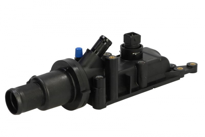 Termostat lichid racire (89  C, in carcasa) potrivit RENAULT CLIO III, FLUENCE, GRAND SCENIC III, LAGUNA II, LAGUNA III, MEGANE, MEGANE II, MEGANE III, MODUS, SCENIC II 1.2LPG-1.6LPG 11.02-