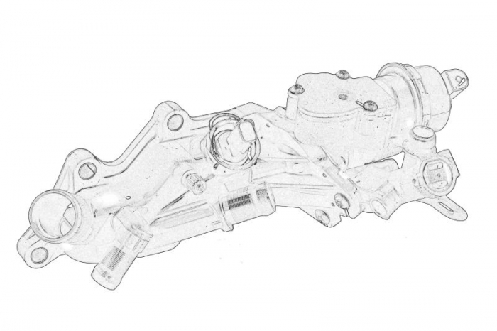 Termostat lichid racire (in carcasa) potrivit DACIA DOKKER, DOKKER EXPRESS/MINIVAN, DUSTER, LODGY; RENAULT CAPTUR I, CLIO IV, GRAND SCENIC IV, KADJAR, KANGOO EXPRESS, KANGOO II 1.2 03.12- [2]