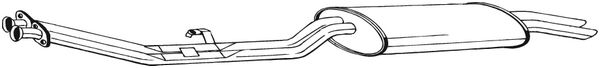 Toba esapament finala BMW Seria 3 (E30) 2.0/2.5/2.7 intre 1983-1993 [2]