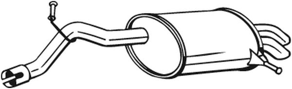 Toba esapament finala Citroen C5 III (RD_) Producator BOSAL 190-193 [3]