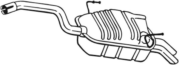 Toba esapament finala CITROEN C8; FIAT ULYSSE; LANCIA PHEDRA; PEUGEOT 807 2.0D/2.2D dupa 2002 [2]