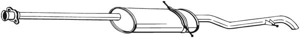 Toba esapament finala MERCEDES A (W168) 1.4 1.6 1.9 intre 1997-2004