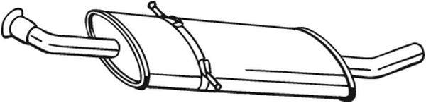 Toba esapamet intermediara MERCEDES-BENZ A-CLASS (W169) Producator BOSAL 175-017 [3]
