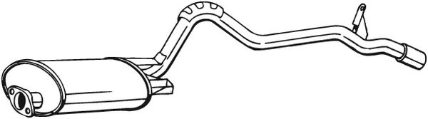Toba esapament finala MITSUBISHI L 200 (K7_T, K6_T) Producator BOSAL 283-605 [3]