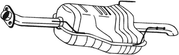 Toba esapament finala OPEL ZAFIRA A 2.0D/2.2D intre 2000-2005 [2]