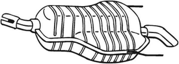 Toba esapament finala OPEL ZAFIRA B 1.6-1.8LPG intre 2005-2015