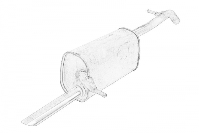 Toba esapament finala potrivit CITROEN C-ELYSEE; PEUGEOT 301 1.6 1.6LPG 11.12-