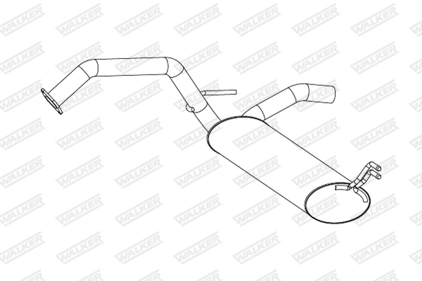 Toba esapament finala potrivit CITROEN C1 II; PEUGEOT 108; TOYOTA AYGO 1.0 04.14- [2]