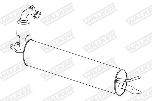 Toba esapament finala potrivit RENAULT TWINGO III; SMART FORFOUR, FORTWO 0.9 1.0 07.14-