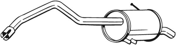 Toba esapament finala RENAULT KANGOO, KANGOO BE BOP, KANGOO EXPRESS 1.5D dupa 2008 [2]