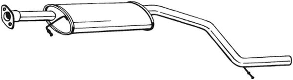 Toba esapament mijloc potrivit FORD MONDEO III 1.8 2000-2007 [2]