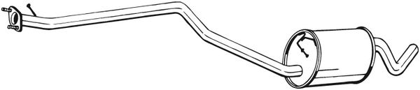 Toba esapament mijloc FORD TOURNEO CONNECT, TRANSIT CONNECT 1.8D intre 2002-2013 [2]