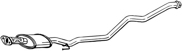 Toba esapament mijloc HYUNDAI IX20; KIA VENGA 1.4/1.4LPG/1.6 dupa 2010 [2]